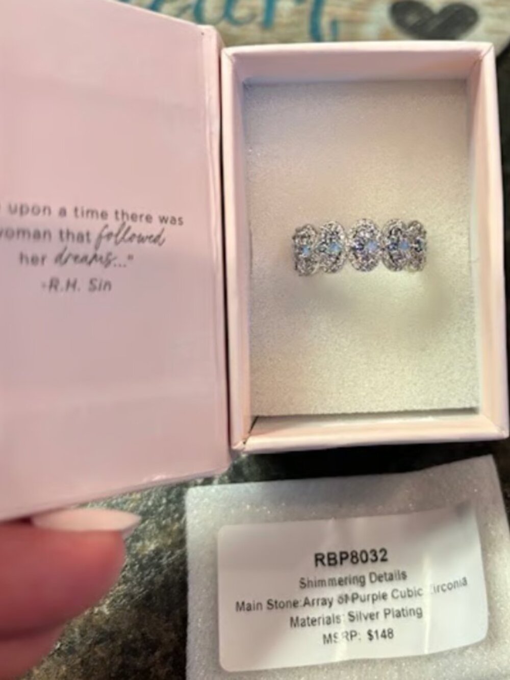 Bomb Party Reign Princess RBP8032 Ring Size 9